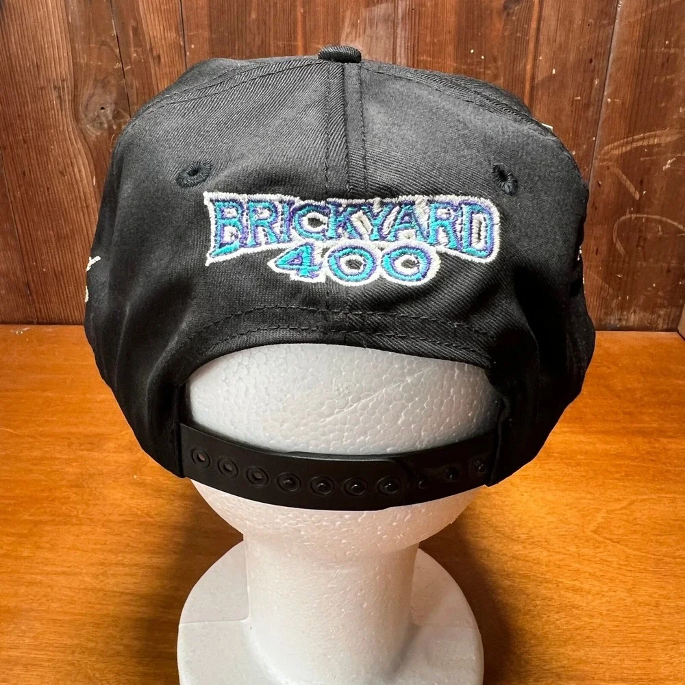 Dale Earnhardt Brickyard 400 The Intimidator Vintage Logo 7 Hat Mens OSFM